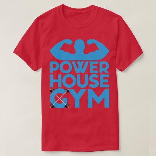 T-shirt Powerhouse Gym 7 (Design devant)