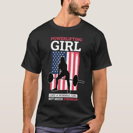 T-shirt Powerlifter Girl pour Powerlifter Girls 1 (Devant)