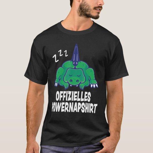 T-shirt Powernap Spinosaurus Nighs Pyjamas Dinosaur (Devant)
