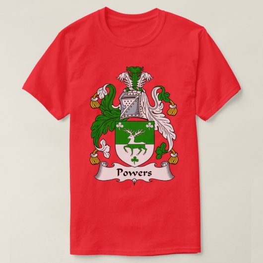 T-shirt Powers Coat of Arms (Design devant)