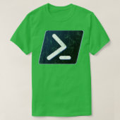 T-shirt PowerShell vintage (Design devant)
