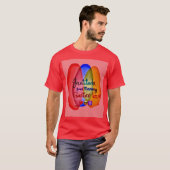 T-shirt PracticeLove Gratitude Salutation Teeting par D.Fl (Devant entier)