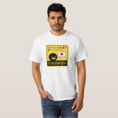 T-shirt Practicing Japanese: Please talk to me in Japanese (Devant entier)