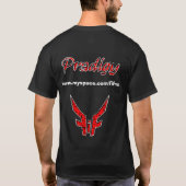 T-shirt Pradigy noir/rouge (Dos)