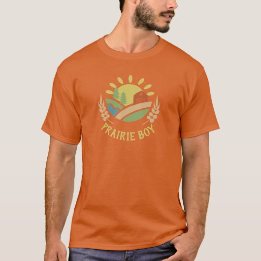 T-shirt Prairie Boy en Saskatchewan, Alberta et Manitoba (Devant)