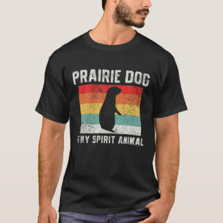 T-shirt Prairie Chien Retro Vintage