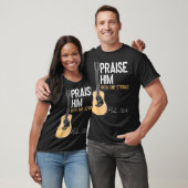 T-shirt Praise Him Guitar Psalm 150:4 Worship Tee (Unisexe)