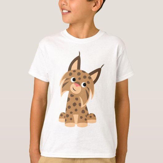 T-shirt Prankish d'enfants de Lynx de bande (Devant)