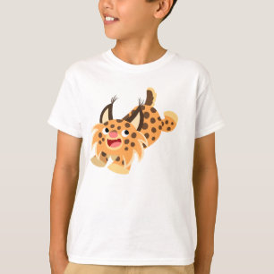 T-shirt Prankish mignon d'enfants de chat sauvage