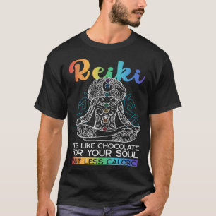 T-shirt Praticien De Reiki Et Traducteur D'Énergie Léger