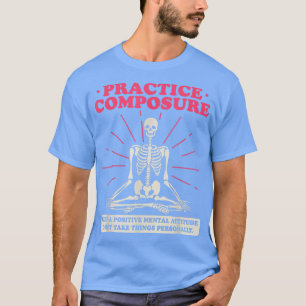 T-shirt Pratique Composite Yoga Squelette