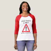 T-shirt Pratique Distances sociales - Combat CoronaVirus (Devant entier)