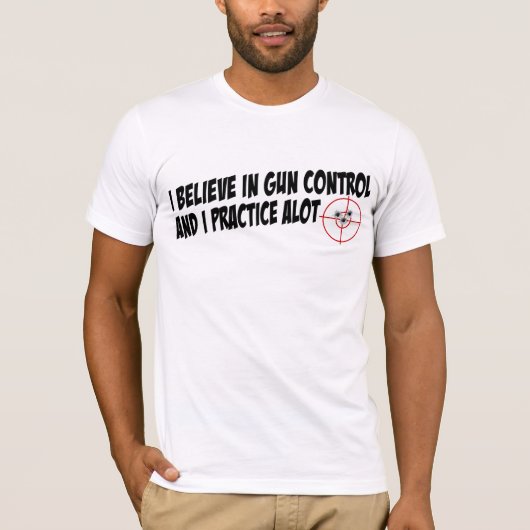 T-shirt Pratique en matière du contrôle des armes I (Devant)