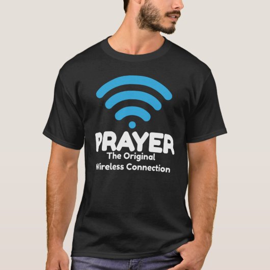 T-shirt Prayer The Original Wireless Connection (Devant)