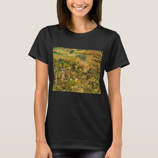 T-shirt Pré à l'hôpital Saint Paul par Vincent van Gogh (Devant)