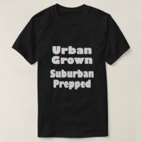 T-shirt pré-dressé de la banlieue urbaine