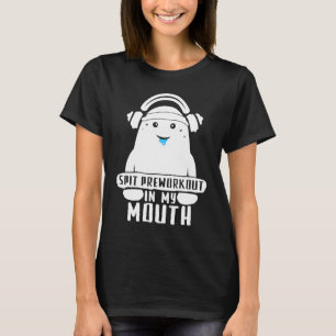 T-shirt Pré-Exercice Dans Ma Bouche Entraînement Drôle Gym