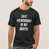 T-shirt Pré-Exercice Dans Mon Exercice De Gymnastique À La (Devant)