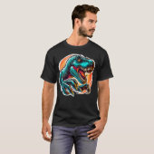 T-shirt Pre-Historic Epic Dino Attack T-Rex (Devant entier)