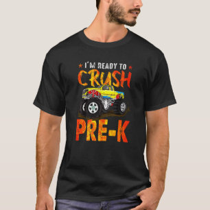 T-shirt Pré K 95 Crush Préscolaire Dinosaure Monster Camio
