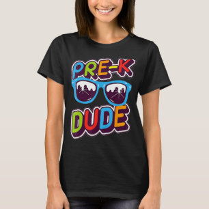 T-shirt Pré K Dude Cool Lunettes de soleil Garçons Enfants