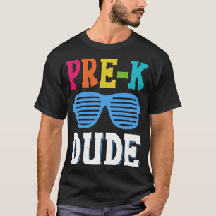 T-shirt Pré K Dude Enseignants Et Étudiants Préscolaire Re