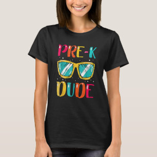 T-shirt Pré-K Dude Premier Jour De L'École Préscolaire De
