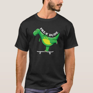 T-shirt Pré K Dude Retour À L'École Garçons Filles Dino