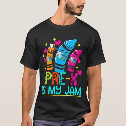 T-shirt Pré k est ma confiture Enseignant Étudiant 100 Jou (Devant)