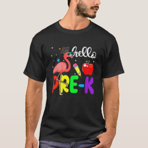T-shirt Pré K Flamingo Back To School Teacher