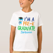 T-shirt Pré-K Graduate Cute Custom Preschool Graduation (Devant)