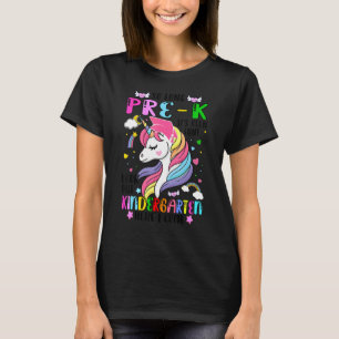 T-shirt Pré K Graduation Magique Unicorn Kindergarten ici