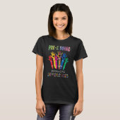 T-shirt Pre K Squad Embracing Differences Autism Teacher (Devant entier)
