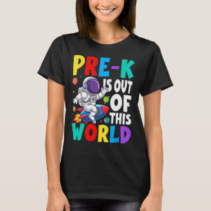 T-shirt Pré-maternelle est un astronaute trop mignon hors