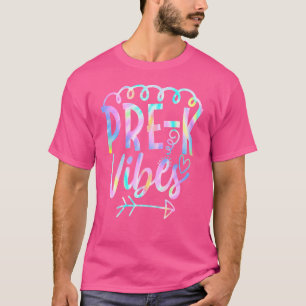 T-shirt Pré-maternelle Vibes Retour à l'école Tie Dye Ense