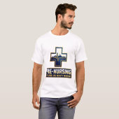 T-shirt Pre-Nursing Future US Navy Nurse Cross (Devant entier)