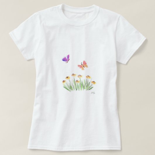 T-shirt pré papillon (Design devant)
