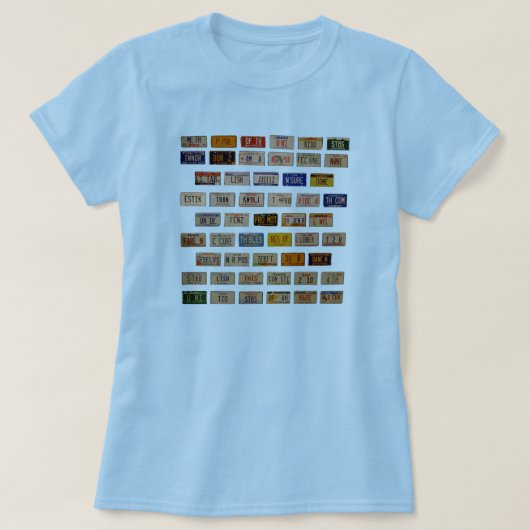 T-shirt Préambule dans des plats (Design devant)