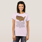 T-shirt Préambule de la Constitution des États-Unis (Devant entier)