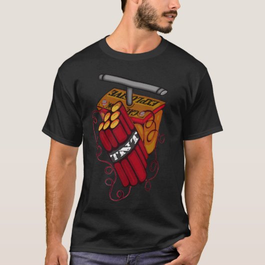T-shirt Précaution TNT explosif (Devant)