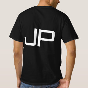 T-shirt Précédent Conception Imprimer votre monogramme Ini