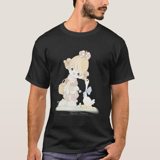 T-shirt Precious Mots Patches And Duckling Watercolor (Devant)