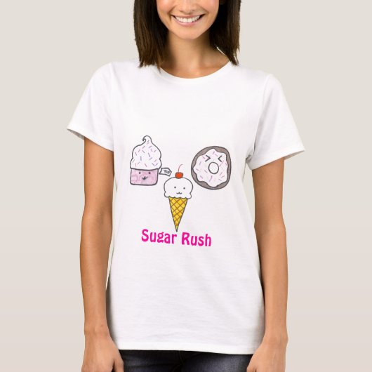 T-shirt Précipitation de sucre (Devant)