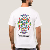 T-shirt Précision de cerf-volant de cascade (Dos)