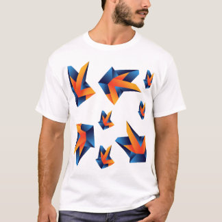 T-shirt Précision géométrique : Abstraction en gras