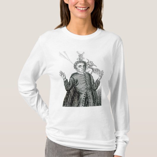 T-shirt Prédicateur ardent d'armée de Hugh Peter (Devant)