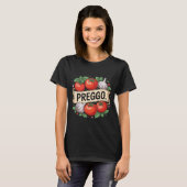 T-shirt Pregnancy Announcement Prego Pasta Sauce Funny Pre (Devant entier)