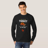 T-shirt Pregnancy Reveal Thanksgiving Turkey Pregnancy (Devant entier)
