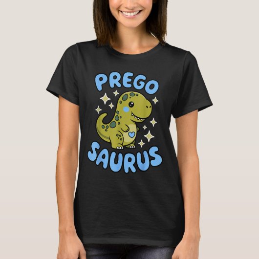 T-shirt Pregosaurus Cute Retro Mommy Dinosaur Pregnancy An (Devant)