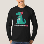 T-shirt Pregosaurus Rex Dinosaur Faire-part de grossesse 1 (Devant)